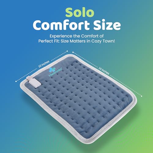 Heatronics Electric Heating Pad Regular | Heating Pad for Back Pain & Period Cramps | 3 Heat Levels | ThermoLock™ Thermostat | TheraFlex™ 6-Layer Safety | Deep Heat up to 85°C | ISO 13485 & CDSCO Certified | 1-Year Warranty - Image 2