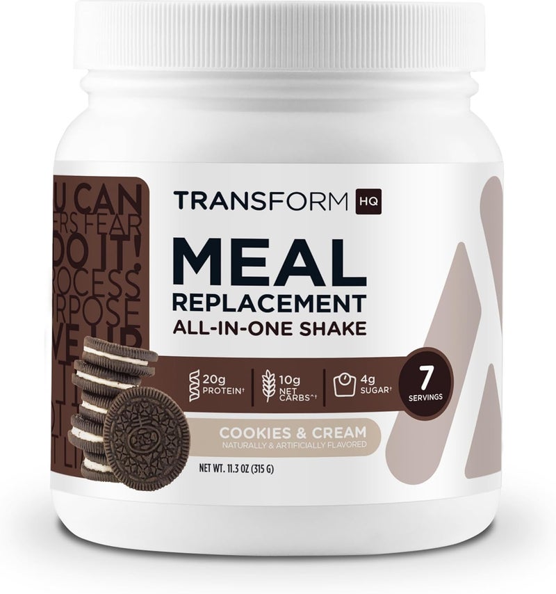 TransformHQ مسحوق استبدال الوجبات TransformHQ 7 حصص (بسكويت وكريمة) - Image 1