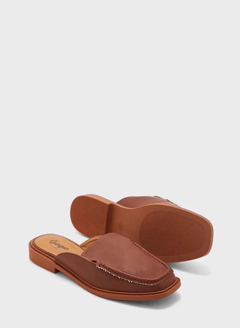 ELLA Open Back Moccasin