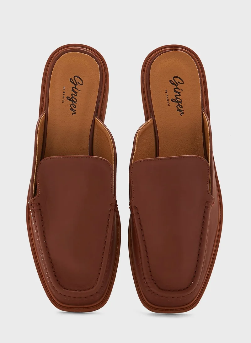 ELLA Open Back Moccasin