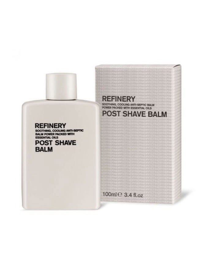 the refinery Aromatherapy Associates Refinery Post Shave Balm. Soothing and Cooling Anti-Septic After Shave Moisturizer. Soothe Razor Burn with Aloe Vera (3.4 fl oz)  - Image 1
