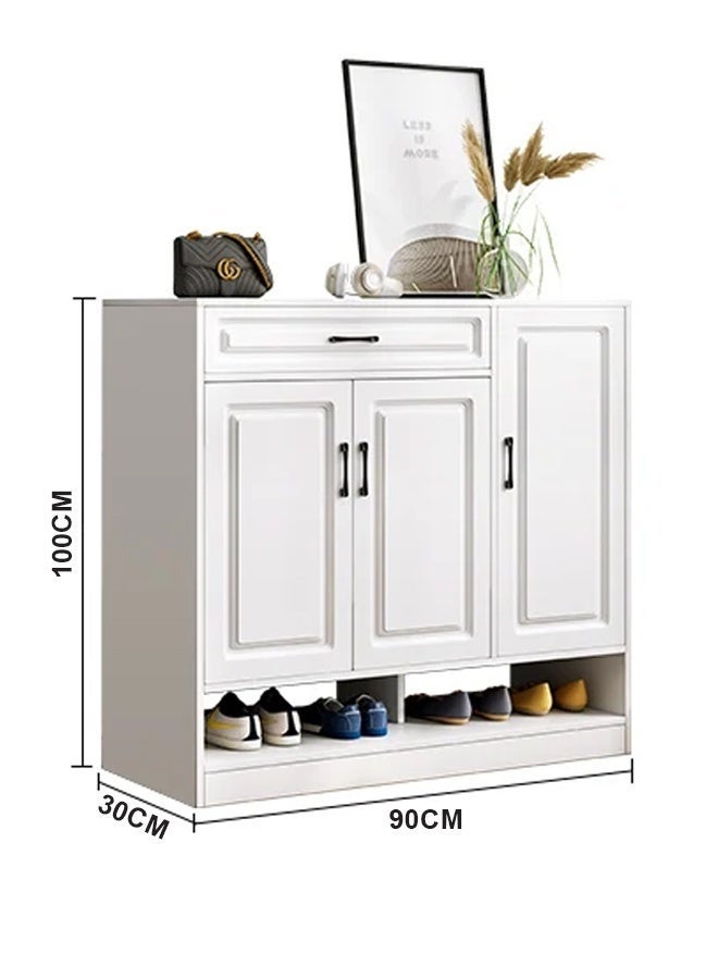keke Luxury Multifunctional Entryway Shoe Cabinet & Drawer Storage 90 CM - Image 3