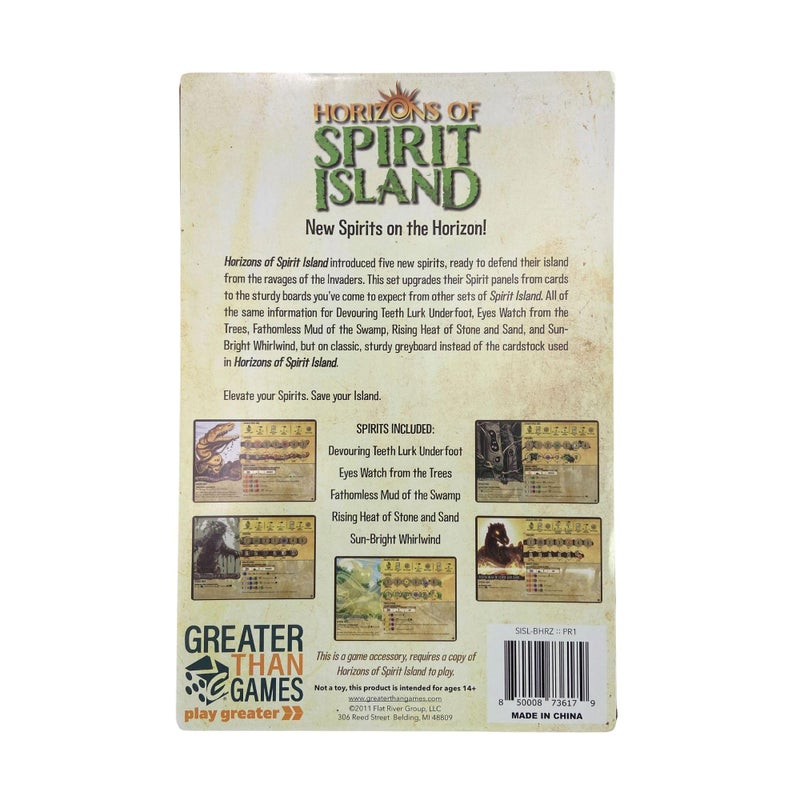 Greater Than Games Horizons of Spirit Island Punchboard Panels Cooperative Strategy Board Game Accessory Premium Component Upgrade - Image 2