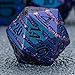 Maywin Inlay Metal DND Dice Set Heavy Zinc Alloy RPG Dice with Decorative Inlay for Dungeons Dragons - Image 2