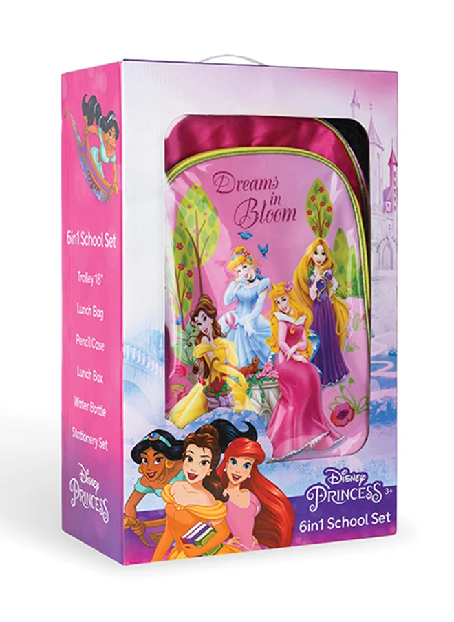 ديزني 6 In 1 Sparkle On The Way Trolley Box Set, 16 inches