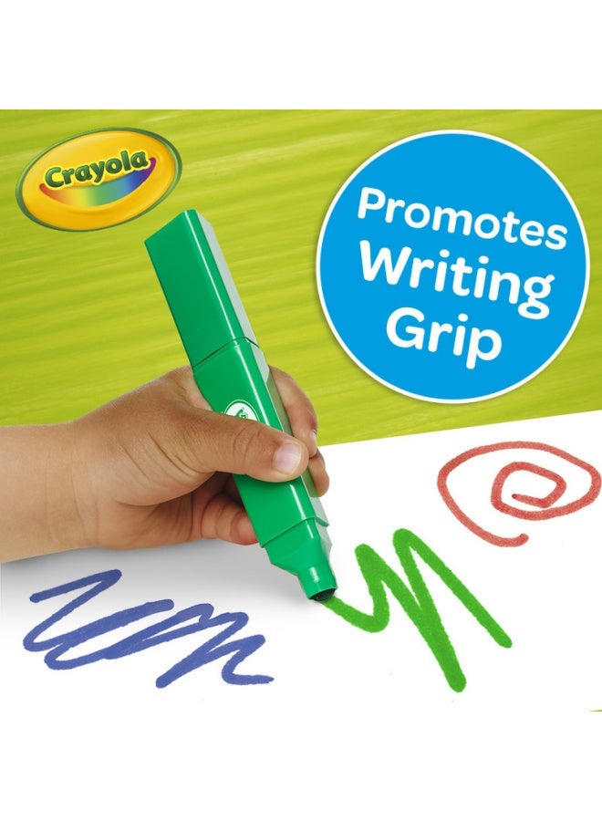 Crayola My First, Tripod Washable Markers For Toddlers, 8Ct  - Image 5