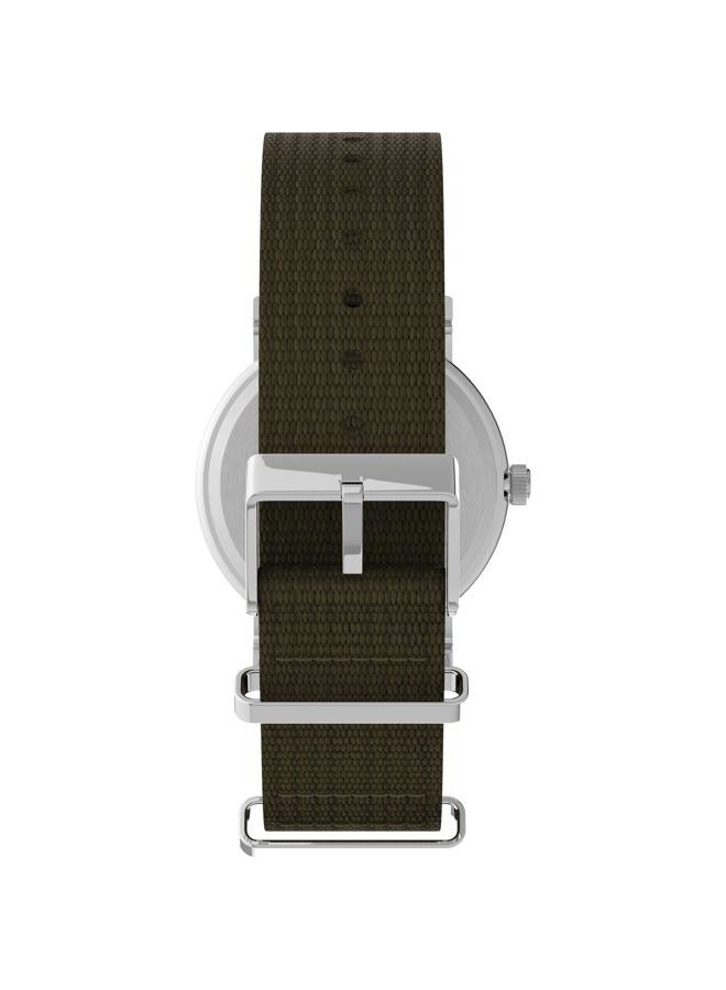 TIMEX Unisex-Adult Quartz Watch, Analog Display And Textile Strap - T2N651 - Image 4