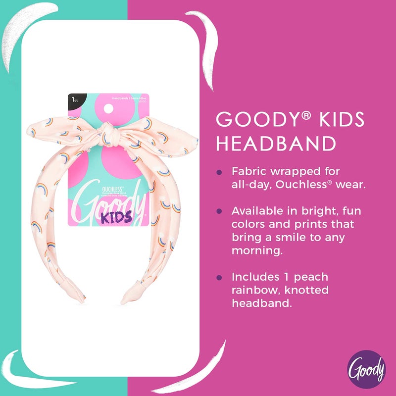 Goody Kids Headband - Rainbow Print - Comfort Fit for All Day Wear - For All Hair Types - Hair Accessories - Image 2