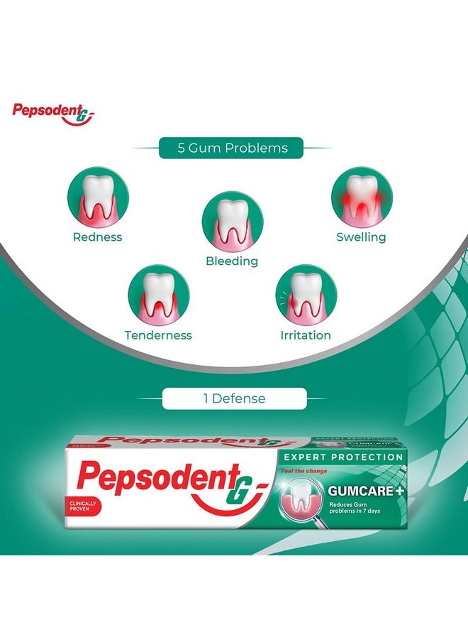 Pepsodent Pepsodent G Expert Protection Gum Care + - 140gm (Pack of 2)  - Image 2