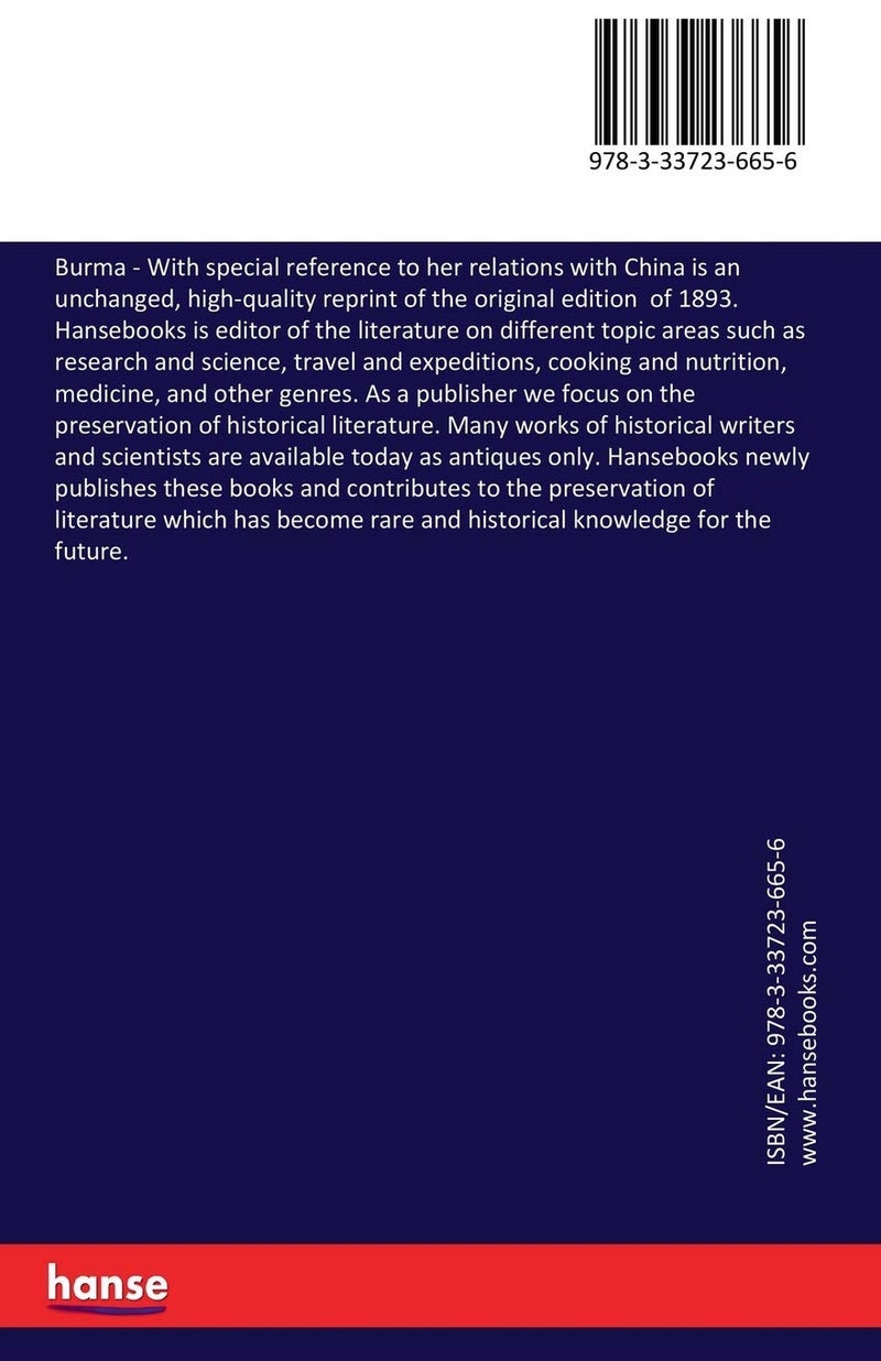 Burma: With special reference to her relations with China - Image 2