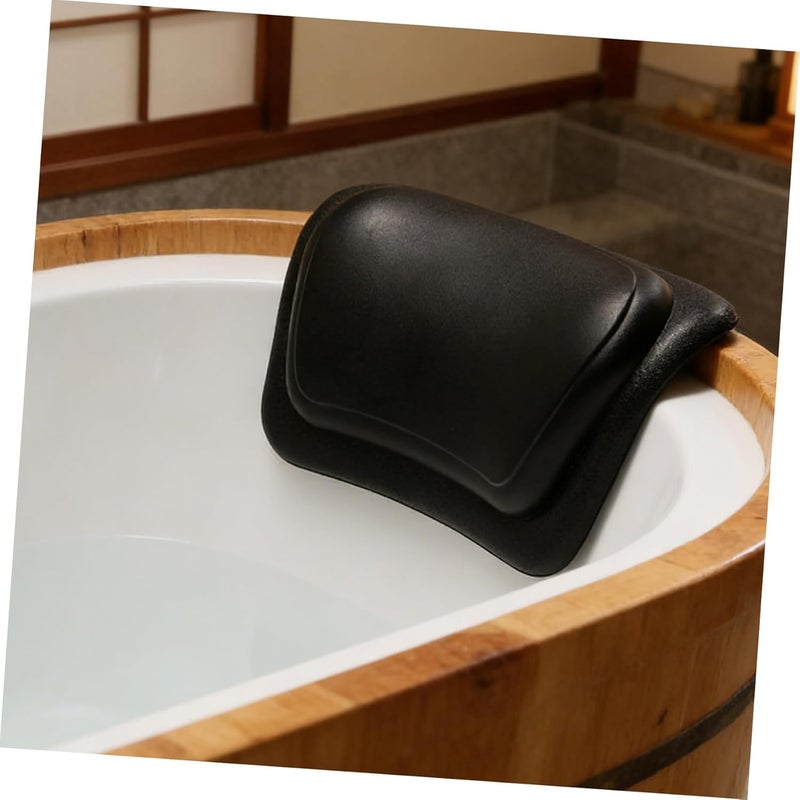 Abaodam Lightweight Pu Bathtub Pillow with Strong Suction Cups for Neck and Back Support, Fast-Drying Bath Headrest Pillow for Bath and Travel Relaxation Spa Accessories - Image 5