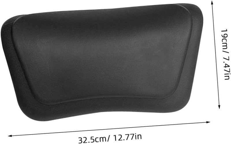 Abaodam Lightweight Pu Bathtub Pillow with Strong Suction Cups for Neck and Back Support, Fast-Drying Bath Headrest Pillow for Bath and Travel Relaxation Spa Accessories - Image 2