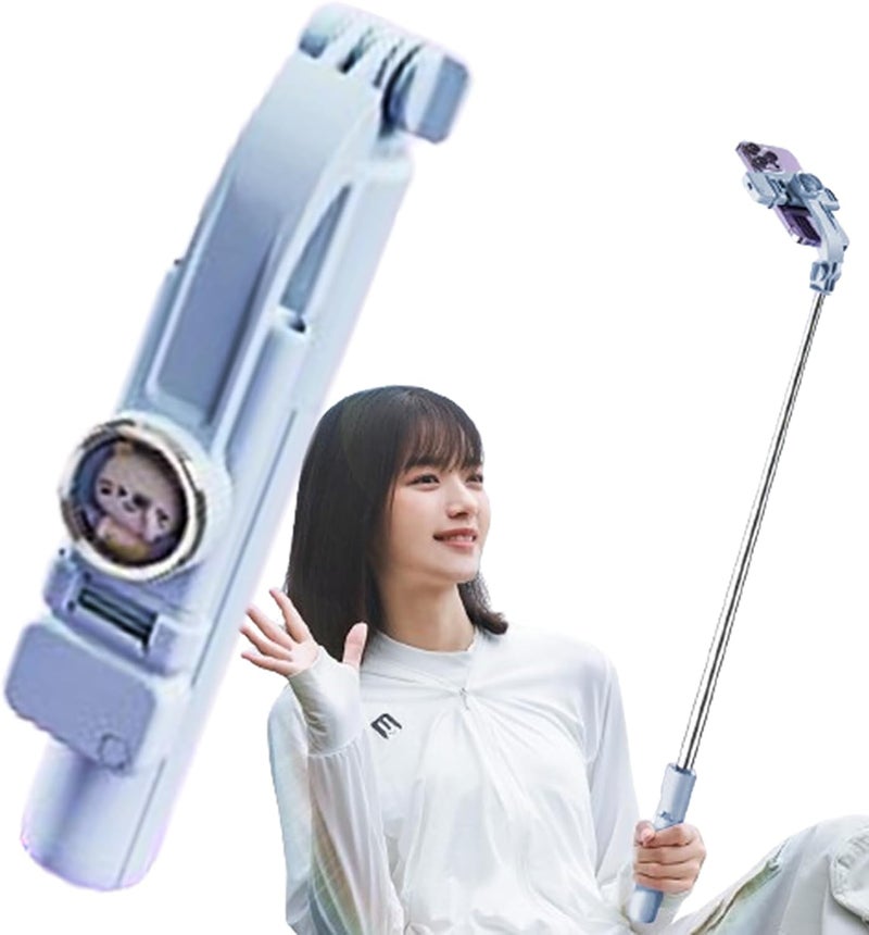 windforgecraft Extendable Selfie Stick Tripod | 360° Rotating Travel Tripod - Rotating Phone Holder for Taking Selfies Live Streaming Zalhin - Image 5