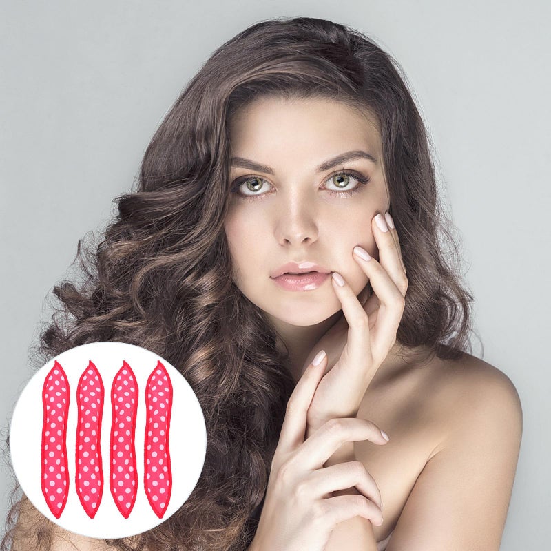 19pcs Soft Heatless Hair Rollers for Overnight Styling and Volume DIY Curlers - Image 5