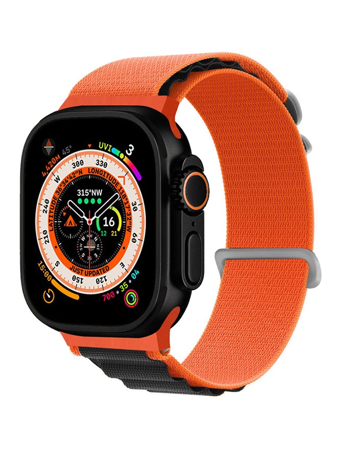 Generic Alpine Loop Band For Apple Watch Band 49mm/45mm/44mm/42mm Nylon Woven Sport Strap Compatible with iWatch Series Ultra2/Ultra/8/7/SE/6/5/4/3/2/1 Adjustable Strap  - Image 2