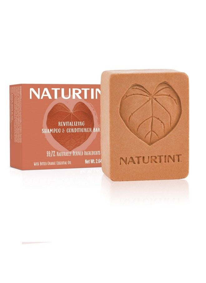 NATURTINT 2 In 1 Volumizing Shampoo And Conditioner Bars Ecofriendly (Orange)  - Image 1