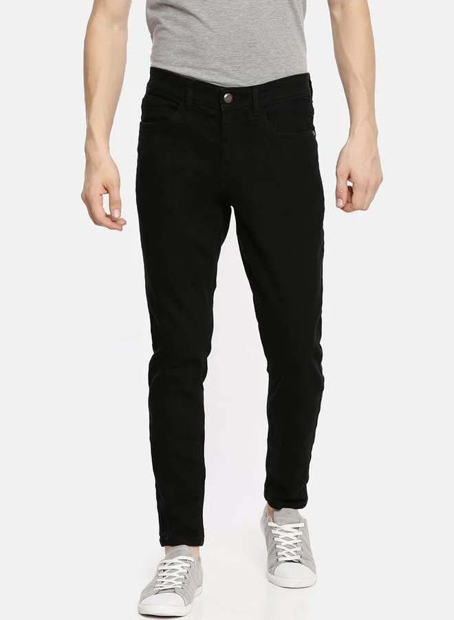 The Indian Garage Co Men Mid Rise Solid Slim Fit Jeans