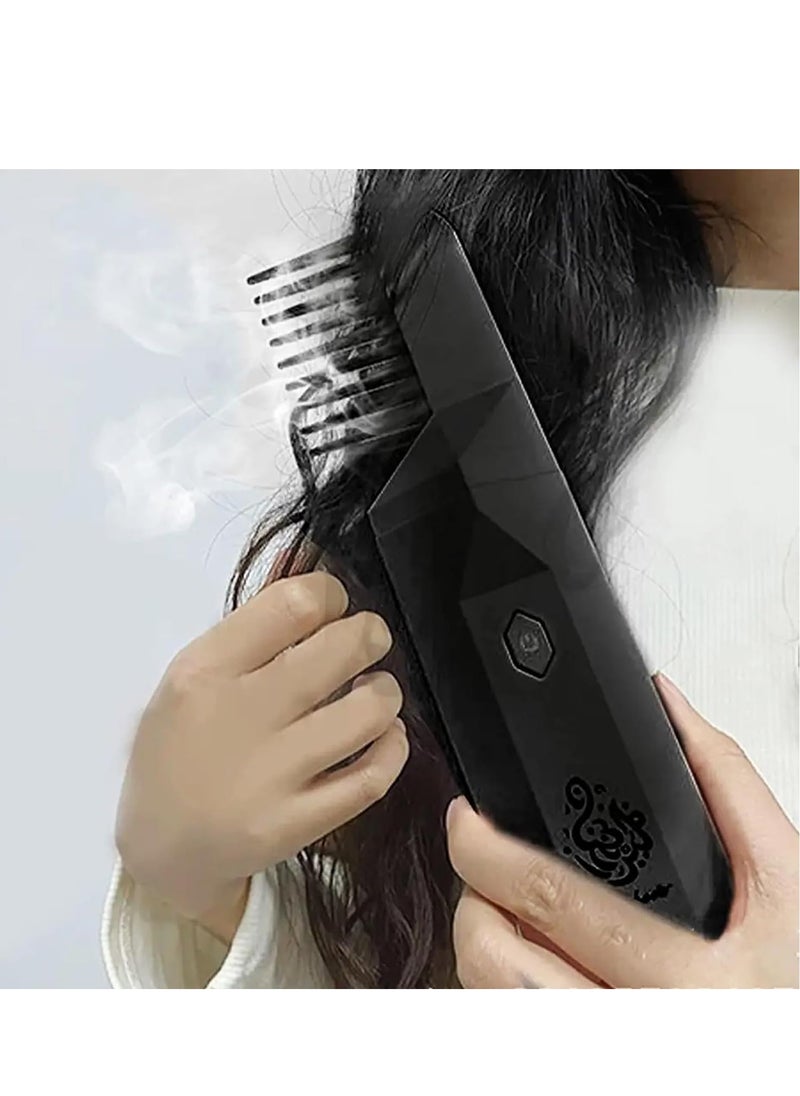 Bukhoor Rechargeable Comb Electric Bakhoor Burner USB Type-C Power Electrical Bukhoor Burner With Hair Comb Incense Holder Portable Incense Burners Aroma Diffuser With Hair Comb Incense Holder  - Image 2