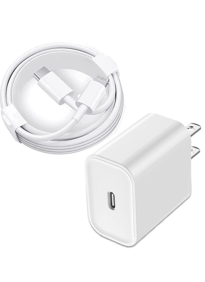 Gravity iPhone 12 13 Fast Charger,Fast iPhone Charger [Apple MFi Certified]Lightning Cable 20W Type C Charger USB C Fasting Charging Plug Adapter Compatible with iPhone13/13 Pro Max/12/12 Pro/11/XS/XR/X,iPad - Image 1