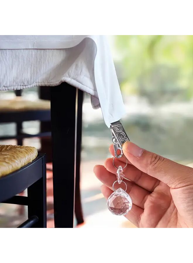 Colorful Heavy Duty Tablecloth Clips 8 Pack Secure Hold For Indoor Outdoor Dining Decor - Image 5