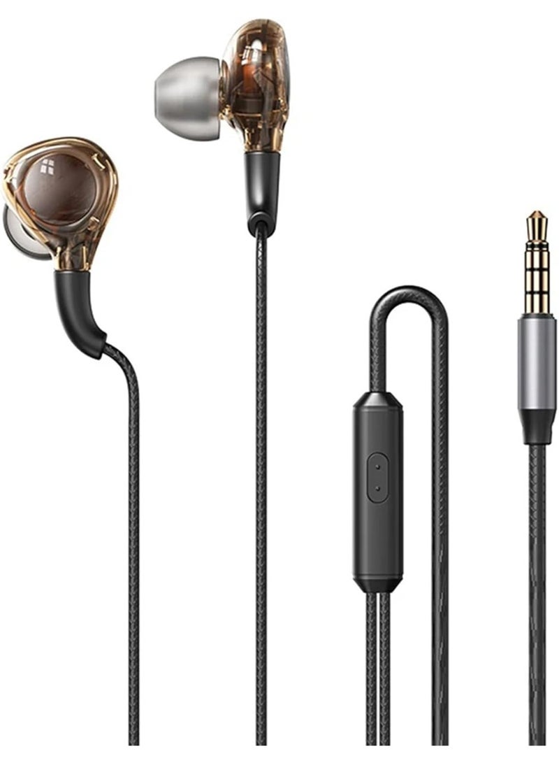 Remax Wired Earphones RM-670 , Black - Image 1