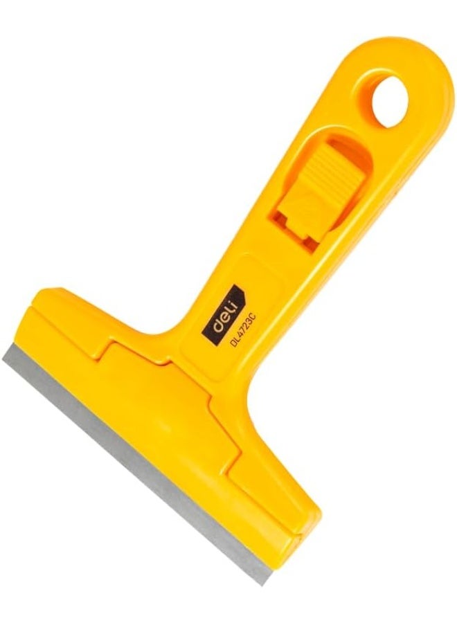 Deli 145mm Basic Scraper - Alloy Steel Blade with Comfort Grip Handle - Lightweight Professional Scraping Tool for DIY & Workshop - Image 1
