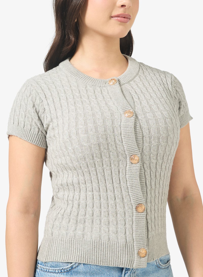 جينجر كارديجان محبوك بأزرار - Image 3