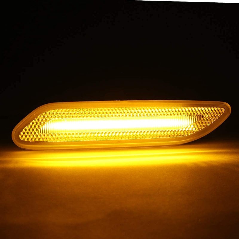 csslyzl Sequential LED Side Marker Light Turn Signal Blinker Lamp for Mini Cooper R60 R61 (2011-2016) - Clear Lens - Image 4