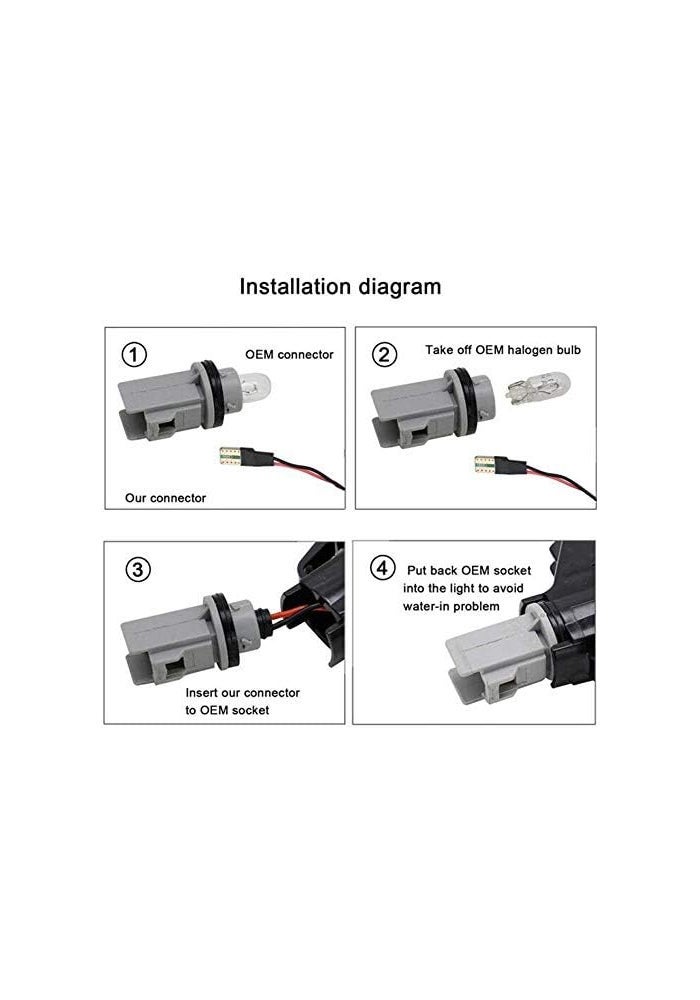csslyzl Sequential LED Side Marker Light Turn Signal Blinker Lamp for Mini Cooper R60 R61 (2011-2016) - Clear Lens - Image 5