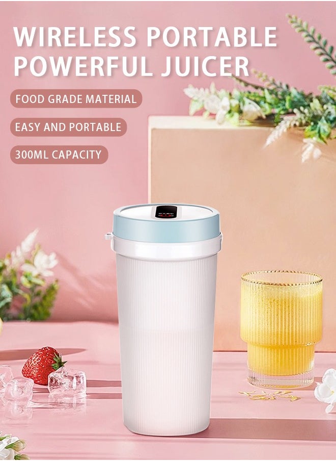 Healife Convenient electric fruit juicer, multifunctional juicer shake slide personal blender, rechargeable mini blender, , with travel cover, suitable for home/kitchen/gym  - Image 1