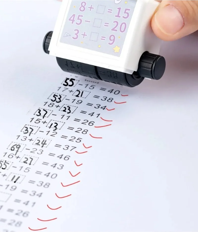 Safestore Mathematics Action Roll Fill-in-the-Blank Set Educational Homework Set