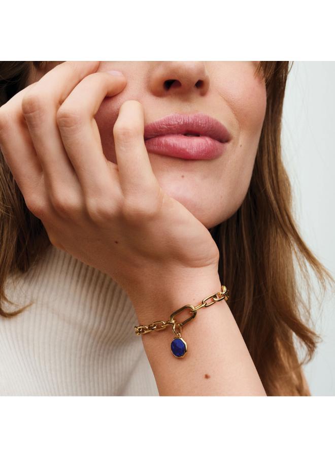PANDORA Blue Engravable Mini Medallion Charm - Image 3