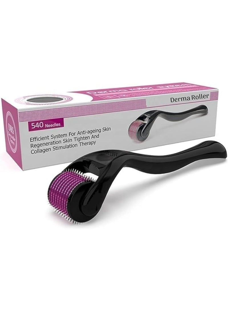 AS-Follica Skin Solution Micro Needle Roller 1.5 MM 540 Needles Hair Regrowth Beard Anti Hair Loss Treatment Skin Care Tool - Image 1