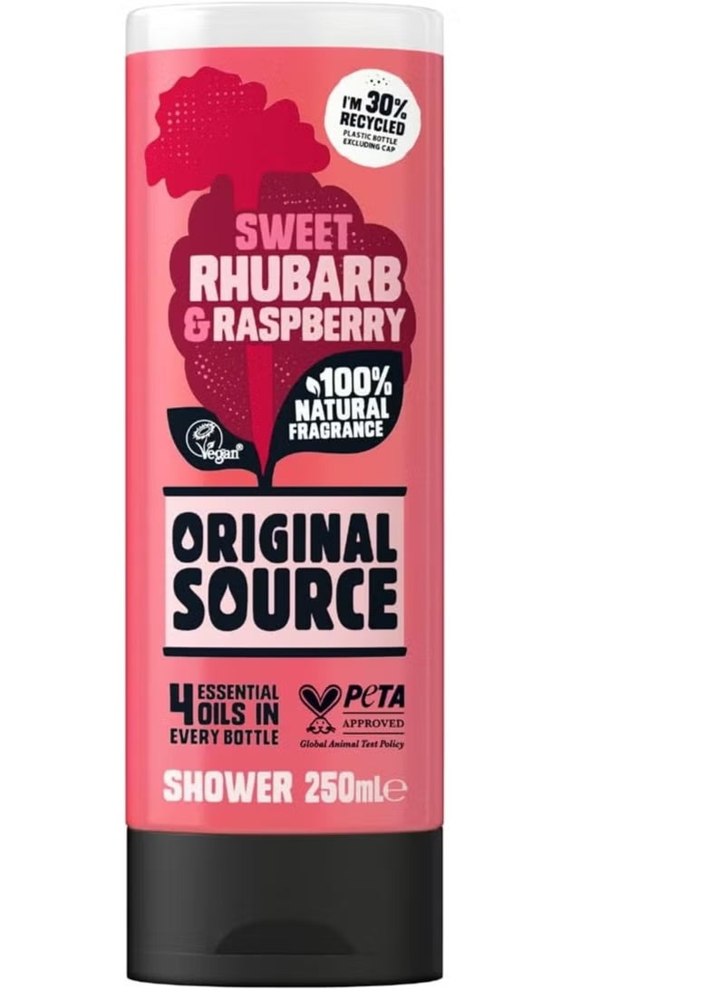 Sweet Rhubarb And Raspberry Shower Gel 250 ML