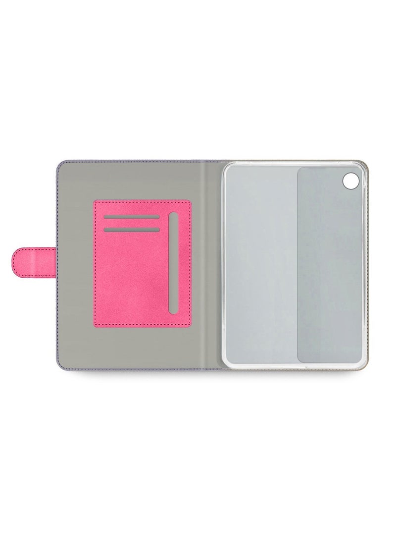 OMAKER حافظة ذكية قابلة للطي من الجلد عالي الجودة تغطي بالكامل مع قاعدة مغناطيسية لهواوي ميت باد SE 10.4 بوصة 2023 - وردي - Image 5