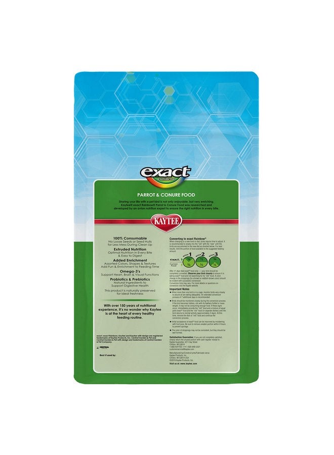 كايتي طعام كايتي إكزاكت رينبو للحيوانات الأليفة للببغاوات والكونيور، 4 أرطال - Image 3