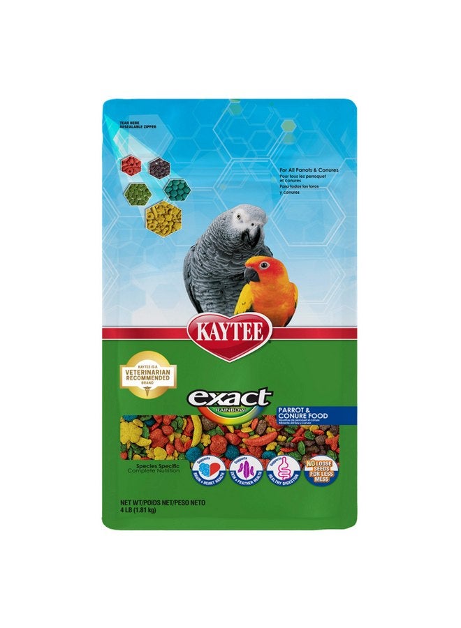 كايتي طعام كايتي إكزاكت رينبو للحيوانات الأليفة للببغاوات والكونيور، 4 أرطال - Image 1