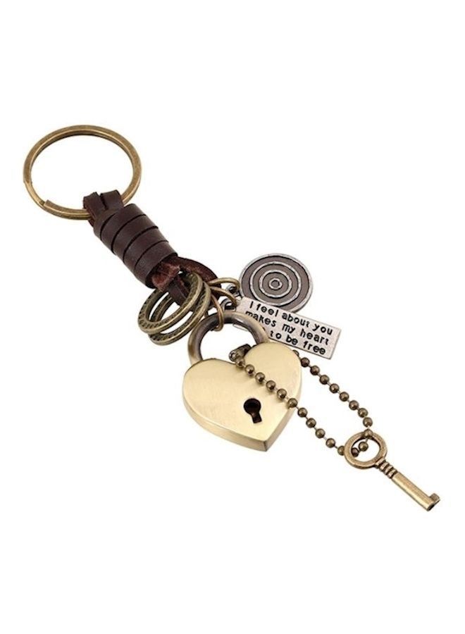 NIBEMINENT Punk Retro Style Weave Leather Key Chain - Image 1