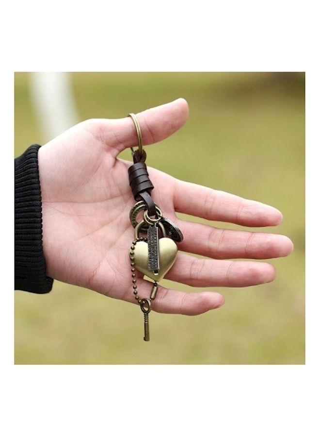 NIBEMINENT Punk Retro Style Weave Leather Key Chain - Image 3