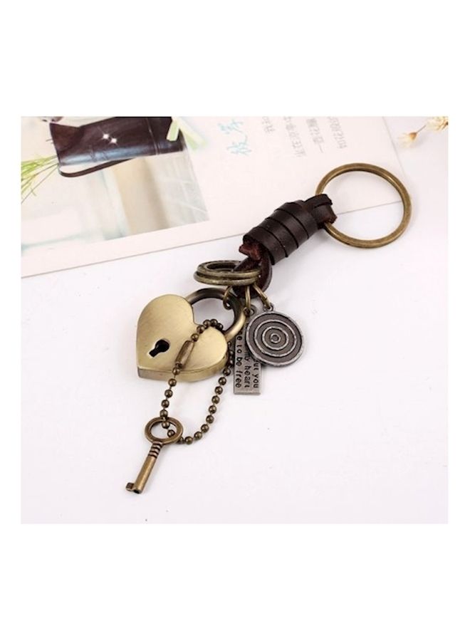 NIBEMINENT Punk Retro Style Weave Leather Key Chain - Image 2