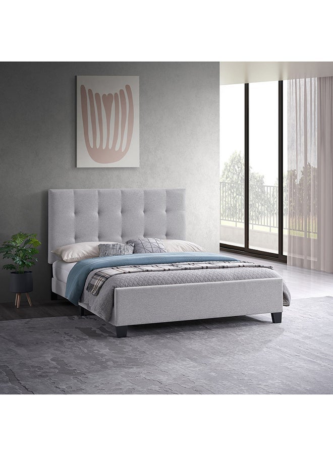 House One Kulltorp | Fabric Bed Frame 120x200 cm - Grey - Image 1