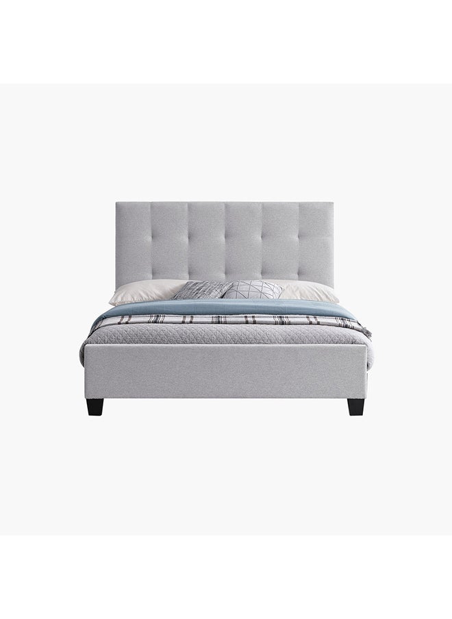 House One Kulltorp | Fabric Bed Frame 120x200 cm - Grey - Image 2
