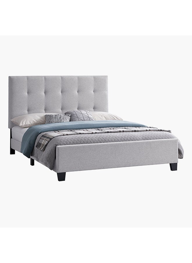 House One Kulltorp | Fabric Bed Frame 120x200 cm - Grey - Image 3