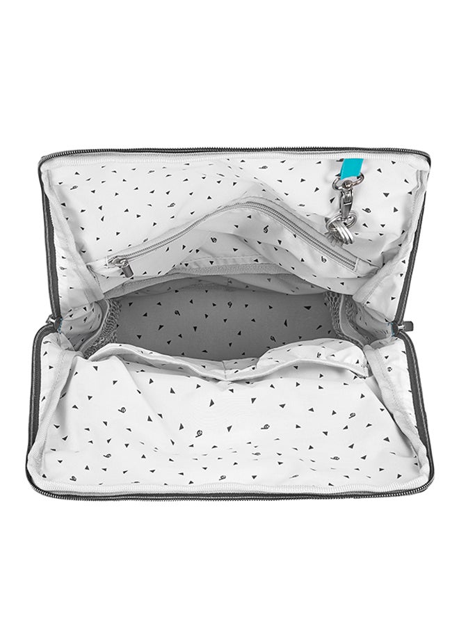 babymoov Babymoov Sancy Diaper Bag Backpack, Unisex Back Pack With Heavy Duty Roll - Top Closure, Large Insulated Compartment, Changing Pad And Accessories, Smokey  - Image 3