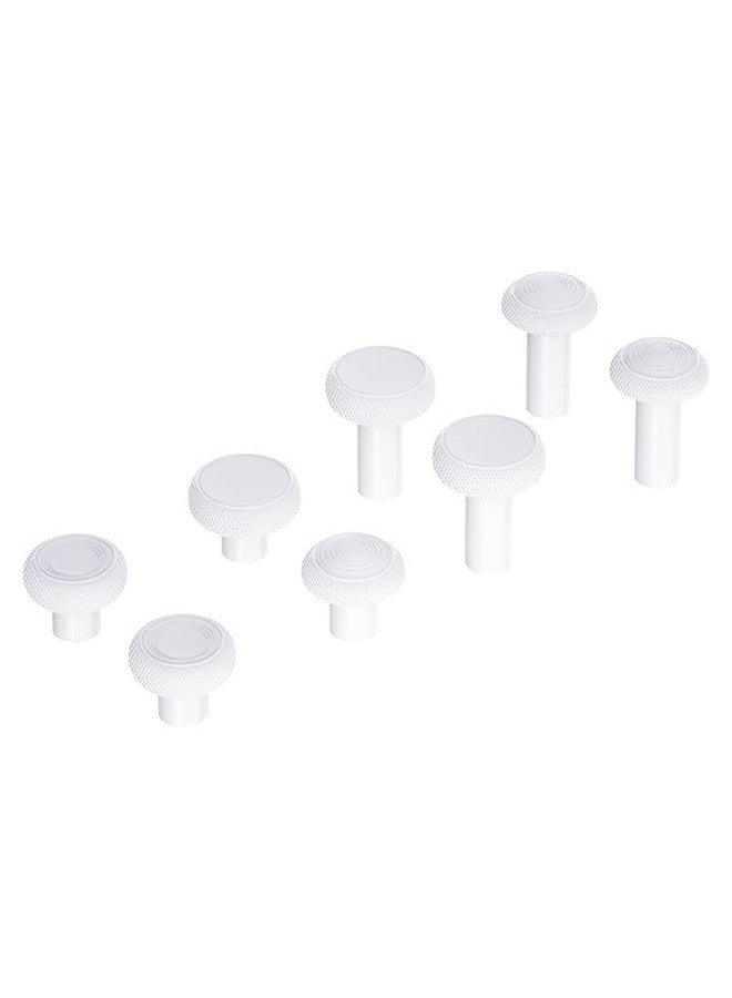 HEXGAMING Replacement Thumbsticks 2 Height Domed & Concave Grips for Phantom and Ultimate pro Controllers - Base Part is NOT Included - White - Image 4