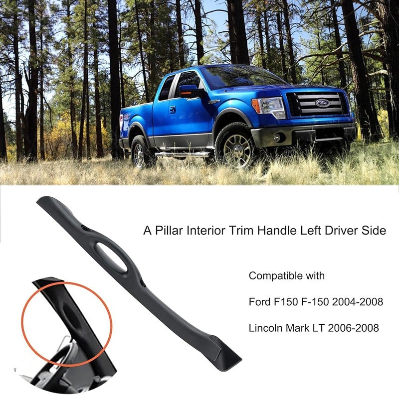Gelessy Left Driver Side A Pillar Grab Handle Assist Panel for Ford F150 and Lincoln Mark LT - Image 2