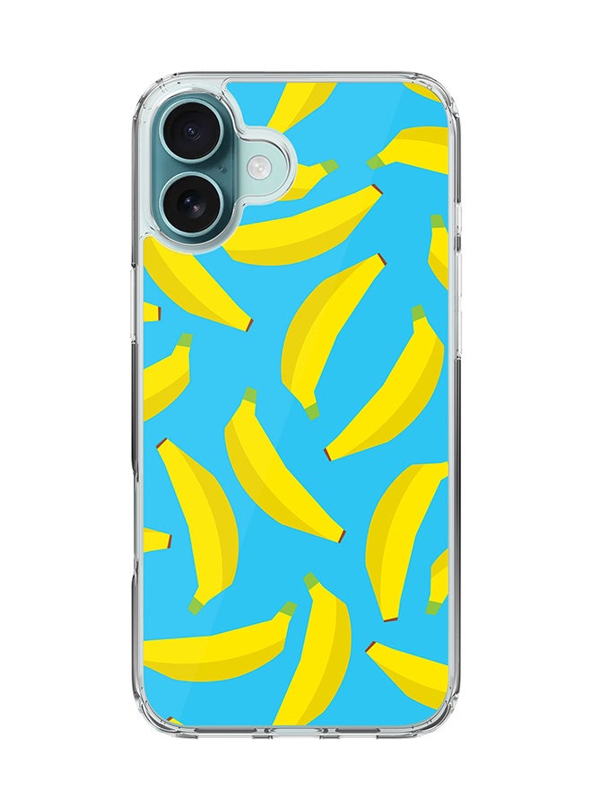 Stylizedd For iPhone 16 Plus Case [Compatible with MagSafe] Slim Magnetic cover Clear Phone Case - Scattered Bananas FP - Image 1