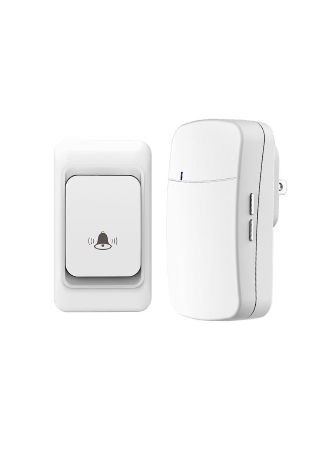Wireless Doorbell Chime Kit – Plug-in Digital Door Bell with Long-Range Signal, Wall Penetration, 38 Ringtones – Ideal for Homes, Seniors, Kids, and Offices (UK Plug)