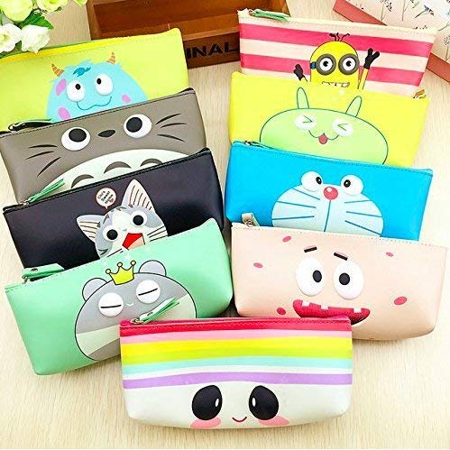 SILLYME Soft Silicon School Pencil Pouch Stationary Case Box (1 pc) | Assorted Design - Image 1