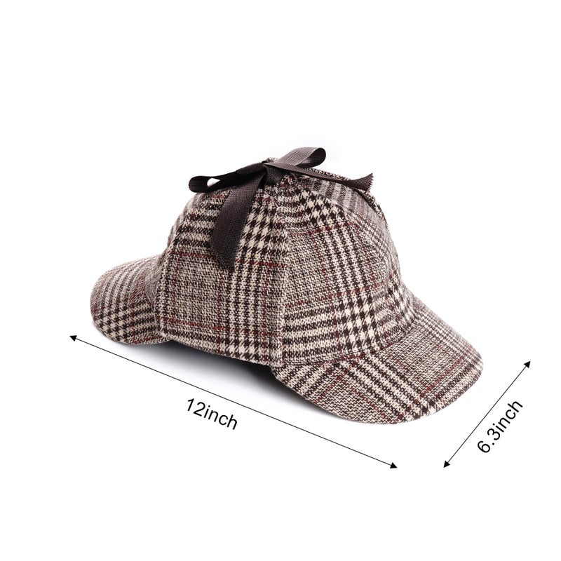 HOVEOX Detective Costume Accessories Set Detective Costume Hat Prop Halloween Costumes - Image 2